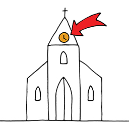 Church clock